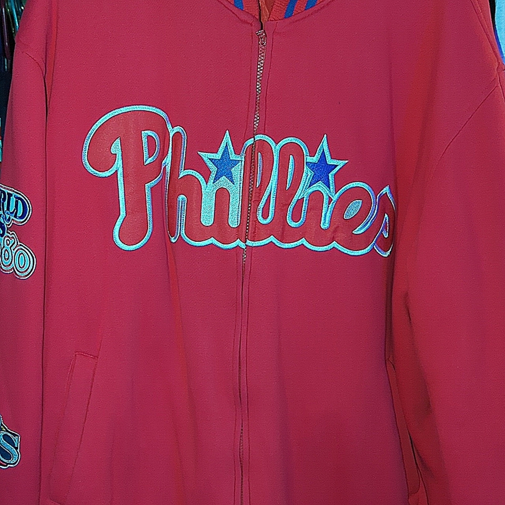 I'm selling the world series jacket of the Philadelphia Phillies and 1980 world